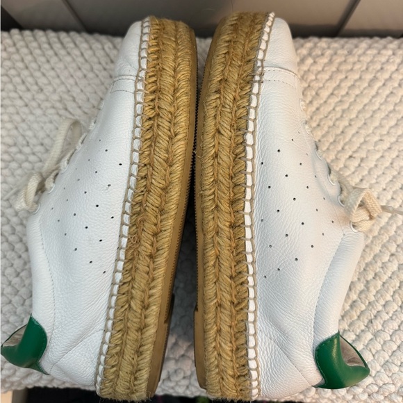 Steven by Steve Madden Canal White and Green Espadrille Sneakers- Size 8B - Picture 3 of 9